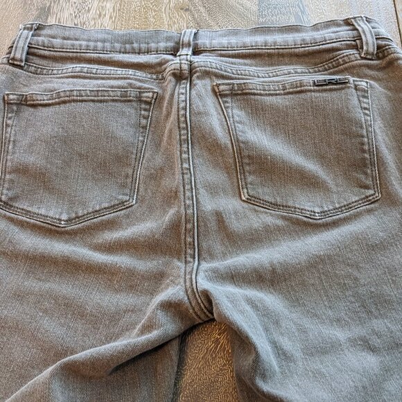 LRL Lauren Jeans Co Ralph Lauren Petite Brown Straight Leg Jeans, Size 6 Petite - Picture 9 of 12